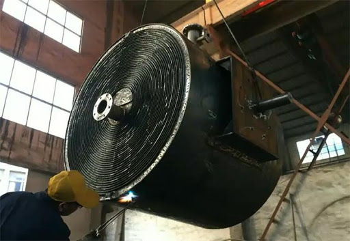威恩換熱廠家介紹臥式螺旋板換熱器內(nèi)定距柱的作用